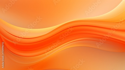 Abstract Orange Background with Waves AI Generated