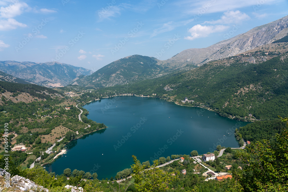 Scanno, the heart-shaped lake