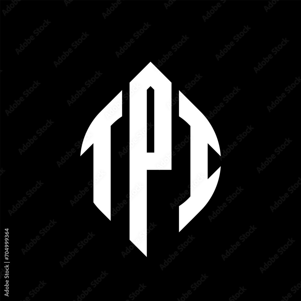 TPI circle letter logo design with circle and ellipse shape. TPI ellipse letters with typographic style. The three initials form a circle logo. TPI circle emblem abstract monogram letter mark vector. TPI circle letter logo design with circle and ellipse shape. TPI ellipse letters with typographic style. The three initials form a circle logo. TPI circle emblem abstract monogram letter mark vector.