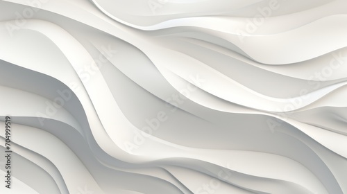 Abstract White Wallpaper Background AI Generated