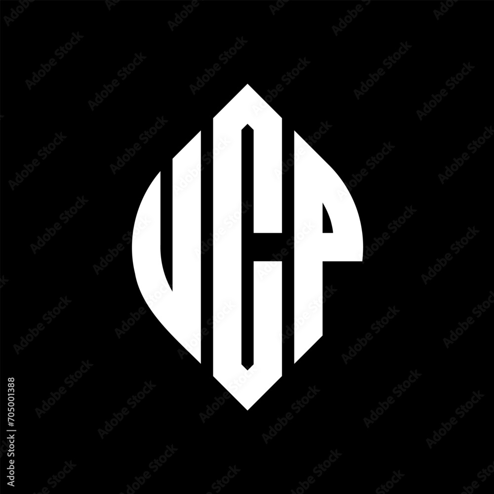 UCP circle letter logo design with circle and ellipse shape. UCP ellipse letters with typographic style. The three initials form a circle logo. UCP circle emblem abstract monogram letter mark vector. UCP circle letter logo design with circle and ellipse shape. UCP ellipse letters with typographic style. The three initials form a circle logo. UCP circle emblem abstract monogram letter mark vector.