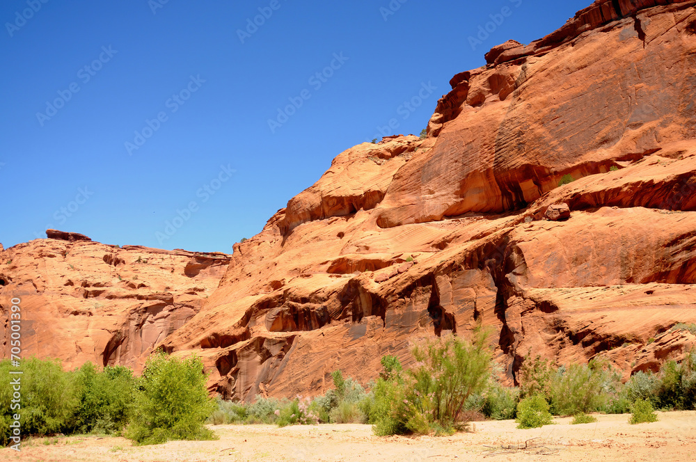 Surrounding Hills and Valley Canyon De Chelly Arizona Surrounding Hills and Valley Canyon De Chelly Arizona