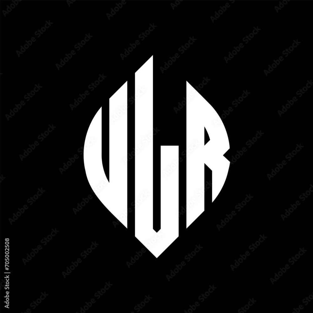 ULR circle letter logo design with circle and ellipse shape. ULR ellipse letters with typographic style. The three initials form a circle logo. ULR circle emblem abstract monogram letter mark vector. ULR circle letter logo design with circle and ellipse shape. ULR ellipse letters with typographic style. The three initials form a circle logo. ULR circle emblem abstract monogram letter mark vector.