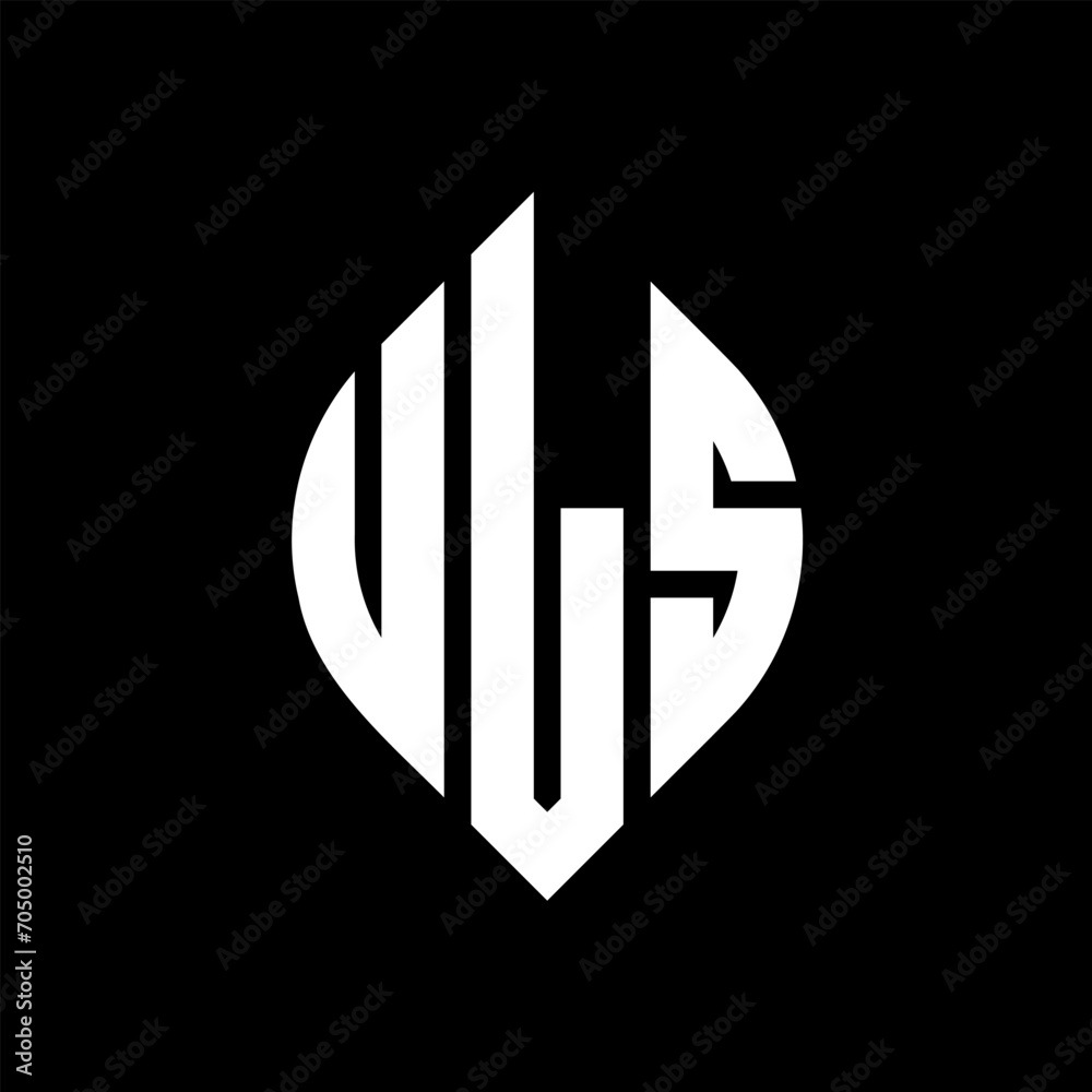 ULS circle letter logo design with circle and ellipse shape. ULS ellipse letters with typographic style. The three initials form a circle logo. ULS circle emblem abstract monogram letter mark vector. ULS circle letter logo design with circle and ellipse shape. ULS ellipse letters with typographic style. The three initials form a circle logo. ULS circle emblem abstract monogram letter mark vector.