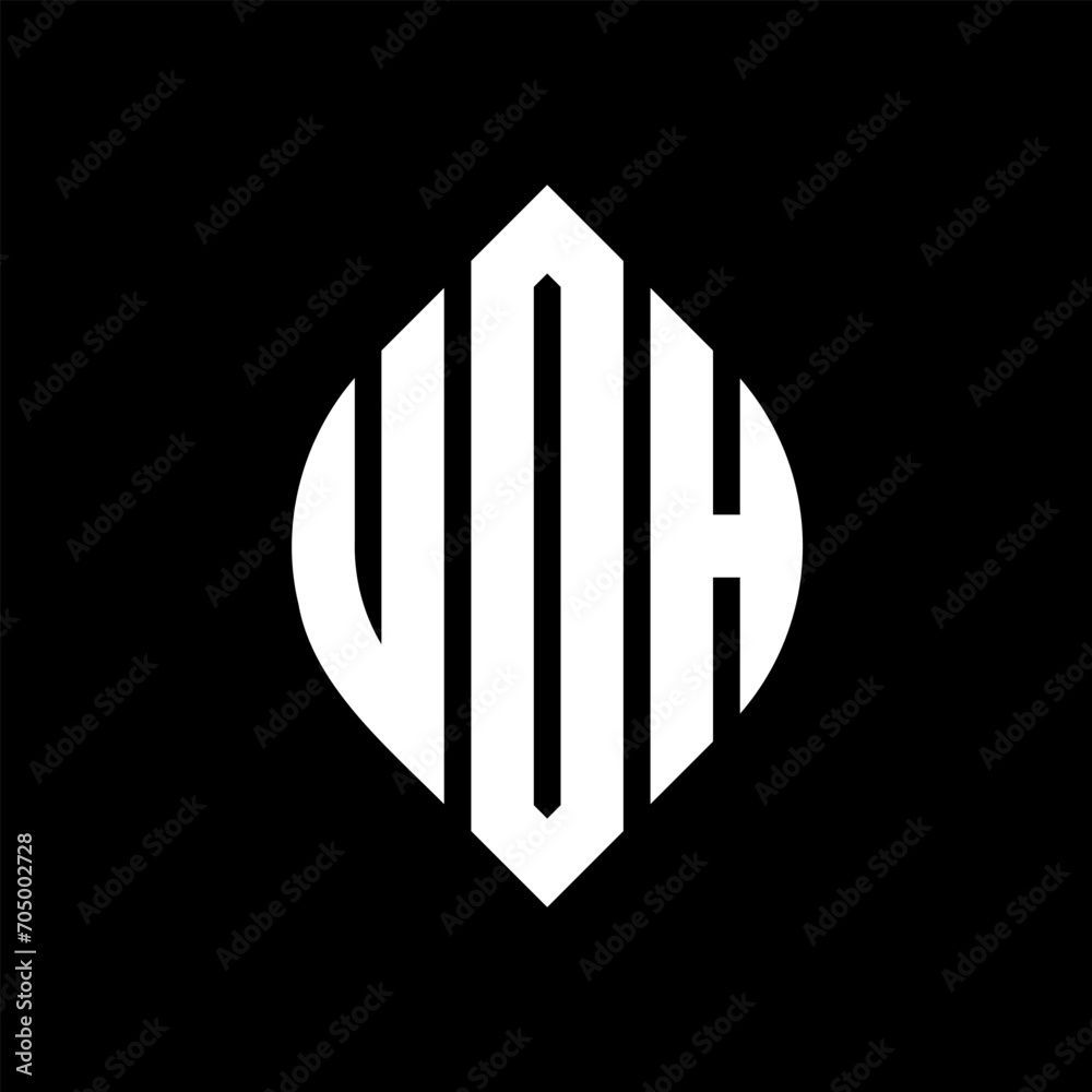 UOH circle letter logo design with circle and ellipse shape. UOH ellipse letters with typographic style. The three initials form a circle logo. UOH circle emblem abstract monogram letter mark vector. UOH circle letter logo design with circle and ellipse shape. UOH ellipse letters with typographic style. The three initials form a circle logo. UOH circle emblem abstract monogram letter mark vector.