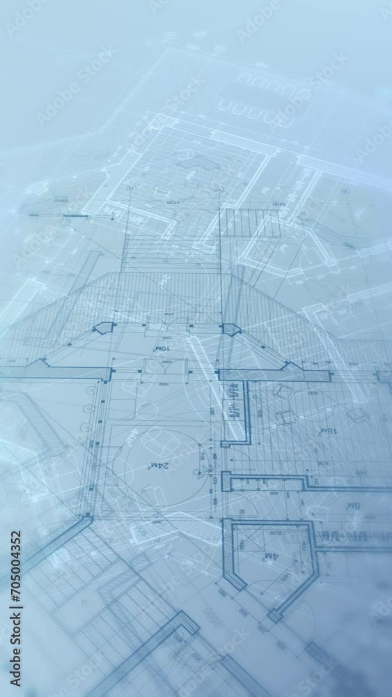 Architecture design: blueprint plan - illustration of a plan modern residential building, technology, industry, business concept illustration: real estate, building, construction, architecture sketch Architecture design: blueprint plan - illustration of a plan modern residential building, technology, industry, business concept illustration: real estate, building, construction, architecture sketch