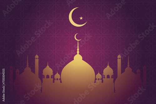 Ramadhan background, Eid al-Fitr background, Islamic new year background greeting card