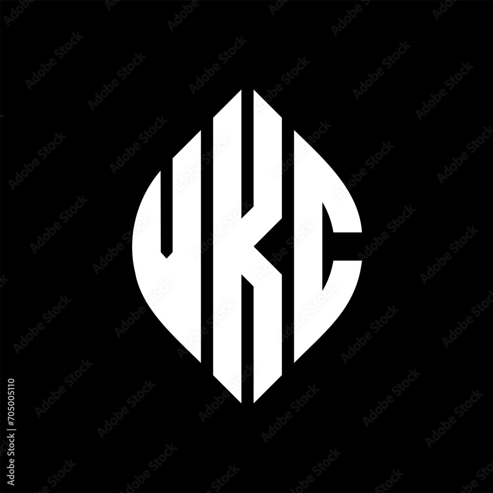 VKC circle letter logo design with circle and ellipse shape. VKC ellipse letters with typographic style. The three initials form a circle logo. VKC circle emblem abstract monogram letter mark vector. VKC circle letter logo design with circle and ellipse shape. VKC ellipse letters with typographic style. The three initials form a circle logo. VKC circle emblem abstract monogram letter mark vector.