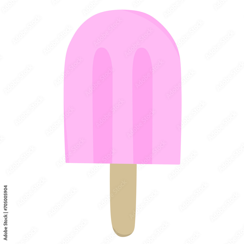 ice cream isolated on white strawberry ice cream isolated on white strawberry