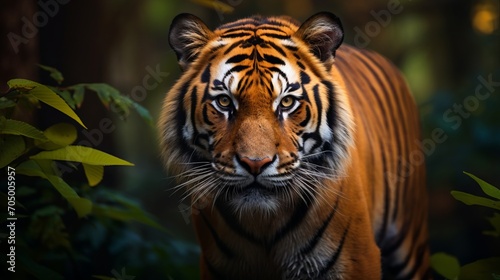 Majestic Tiger Portrait in HD 8K Wallpaper AI Generated