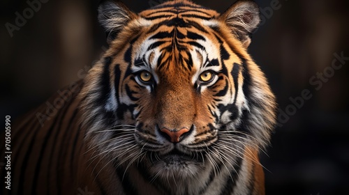 Majestic Tiger Portrait in HD 8K Wallpaper AI Generated © Alex