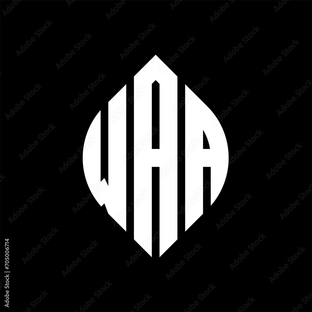WAA circle letter logo design with circle and ellipse shape. WAA ellipse letters with typographic style. The three initials form a circle logo. WAA circle emblem abstract monogram letter mark vector. WAA circle letter logo design with circle and ellipse shape. WAA ellipse letters with typographic style. The three initials form a circle logo. WAA circle emblem abstract monogram letter mark vector.