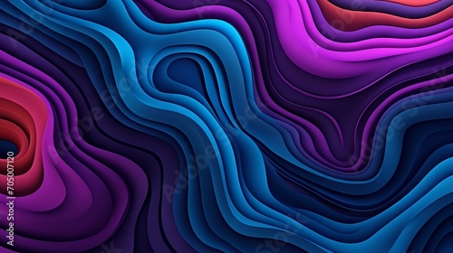 Psychedelic Dark Abstract Background AI Generated