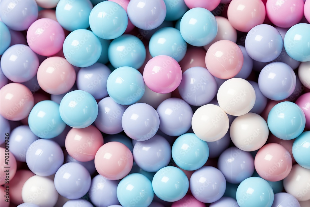 Vibrant Pastel Coloured Abstract 3D Balls Background Illustrating Depth and Motion Vibrant Pastel Coloured Abstract 3D Balls Background Illustrating Depth and Motion
