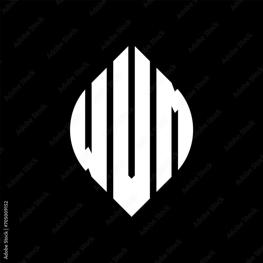 WVM circle letter logo design with circle and ellipse shape. WVM ellipse letters with typographic style. The three initials form a circle logo. WVM circle emblem abstract monogram letter mark vector. WVM circle letter logo design with circle and ellipse shape. WVM ellipse letters with typographic style. The three initials form a circle logo. WVM circle emblem abstract monogram letter mark vector.