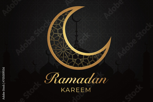 Ramadhan background, Eid al-Fitr background, Islamic new year background greeting card