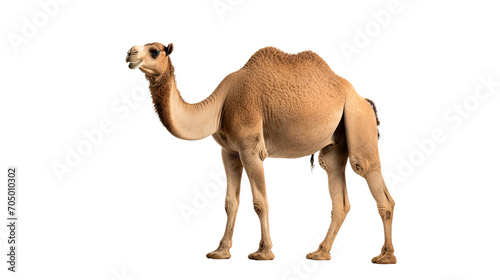 Camel isolated on a transparent background