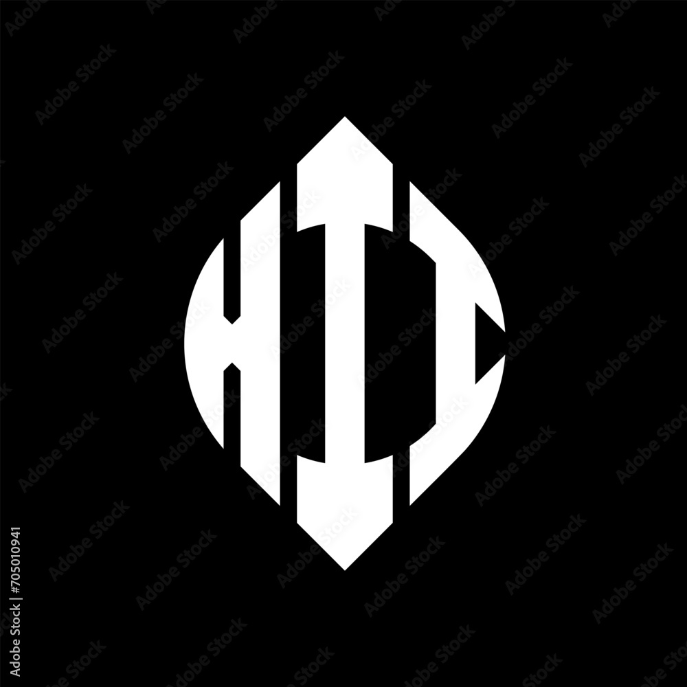 XII circle letter logo design with circle and ellipse shape. XII ellipse letters with typographic style. The three initials form a circle logo. XII circle emblem abstract monogram letter mark vector. XII circle letter logo design with circle and ellipse shape. XII ellipse letters with typographic style. The three initials form a circle logo. XII circle emblem abstract monogram letter mark vector.