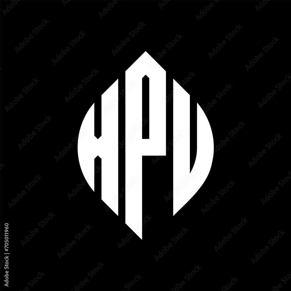XPU circle letter logo design with circle and ellipse shape. XPU ellipse letters with typographic style. The three initials form a circle logo. XPU circle emblem abstract monogram letter mark vector. XPU circle letter logo design with circle and ellipse shape. XPU ellipse letters with typographic style. The three initials form a circle logo. XPU circle emblem abstract monogram letter mark vector.
