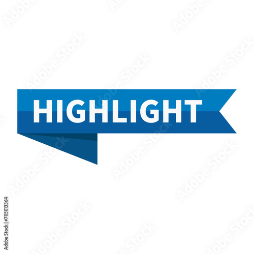 Highlight Blue Rectangle Ribbon Shape For Pin Trend Viral Information Social Media Marketing Business
