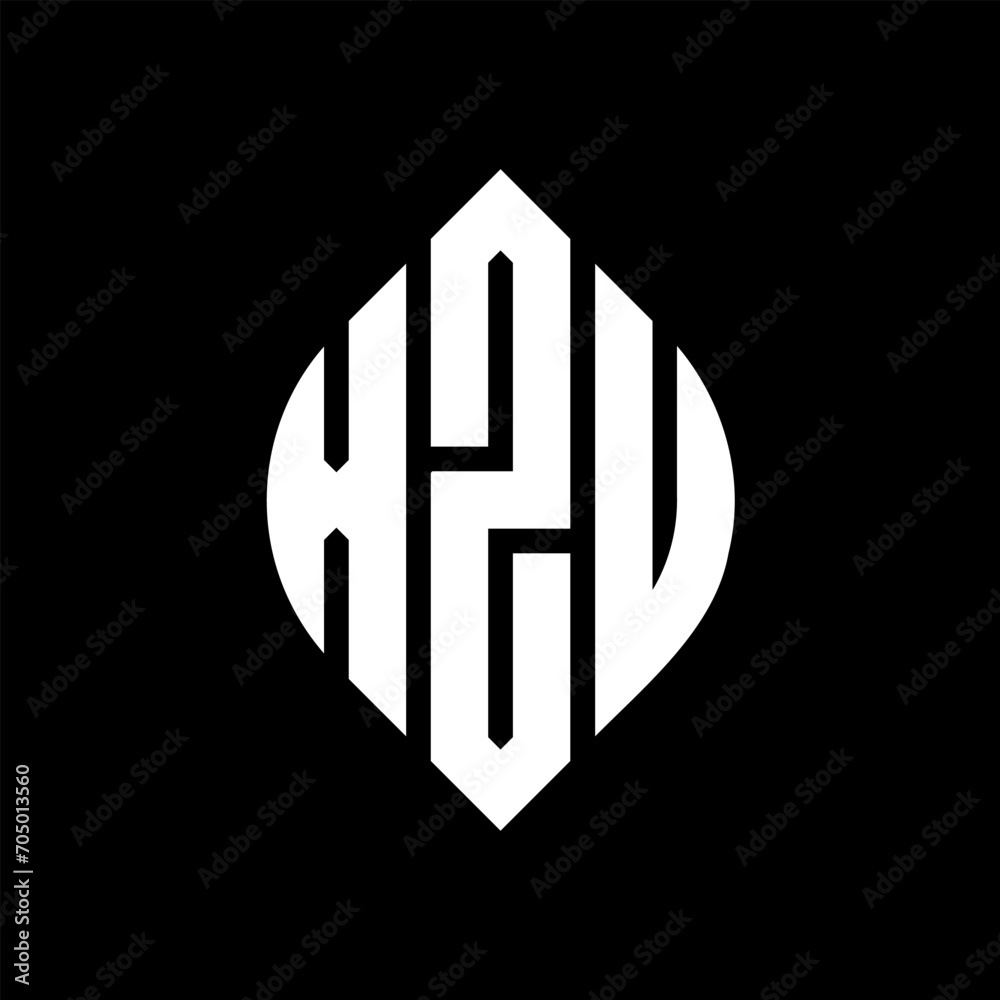 XZU circle letter logo design with circle and ellipse shape. XZU ellipse letters with typographic style. The three initials form a circle logo. XZU circle emblem abstract monogram letter mark vector. XZU circle letter logo design with circle and ellipse shape. XZU ellipse letters with typographic style. The three initials form a circle logo. XZU circle emblem abstract monogram letter mark vector.