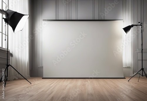 Empty Wall background stock photoBackgrounds Studio Shot Domestic Room Three Dimensional photo