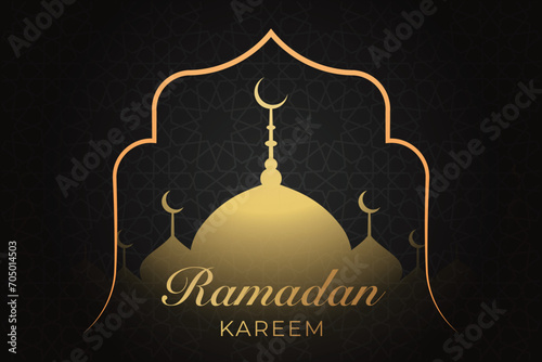Ramadhan background, Eid al-Fitr background, Islamic new year background greeting card