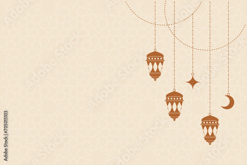 Ramadhan background, Eid al-Fitr background, Islamic new year background greeting card