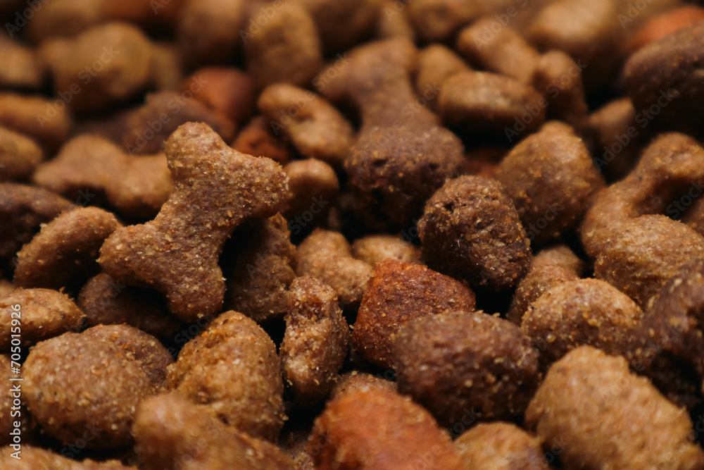 Food for animals background. Dog food textures for backgrounds Food for animals background. Dog food textures for backgrounds