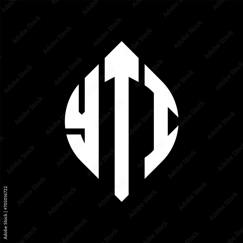 YTI circle letter logo design with circle and ellipse shape. YTI ellipse letters with typographic style. The three initials form a circle logo. YTI circle emblem abstract monogram letter mark vector. YTI circle letter logo design with circle and ellipse shape. YTI ellipse letters with typographic style. The three initials form a circle logo. YTI circle emblem abstract monogram letter mark vector.