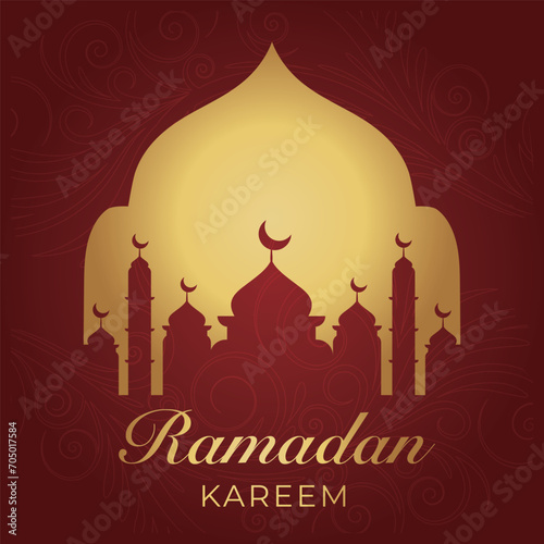 Ramadhan background, Eid al-Fitr background, Islamic new year background greeting card