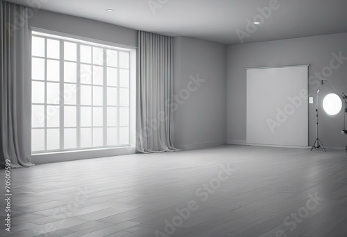 Empty gray studio room vector background Can be used for for display or montage your products stock illustrationBackgrounds Studio Workplace White Color Studio Shot Domestic