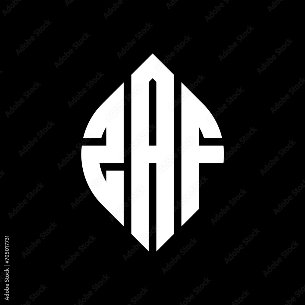 ZAF circle letter logo design with circle and ellipse shape. ZAF ellipse letters with typographic style. The three initials form a circle logo. ZAF circle emblem abstract monogram letter mark vector. ZAF circle letter logo design with circle and ellipse shape. ZAF ellipse letters with typographic style. The three initials form a circle logo. ZAF circle emblem abstract monogram letter mark vector.
