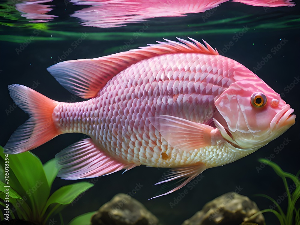 tilapia fish in the aquarium tilapia fish in the aquarium