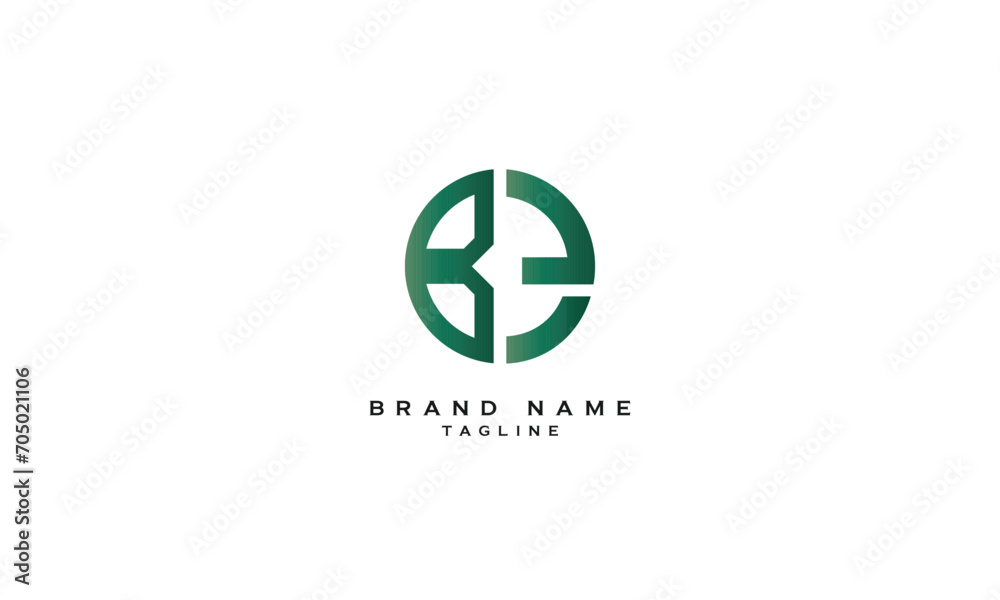 BE, EB, Abstract initial monogram letter alphabet logo design BE, EB, Abstract initial monogram letter alphabet logo design