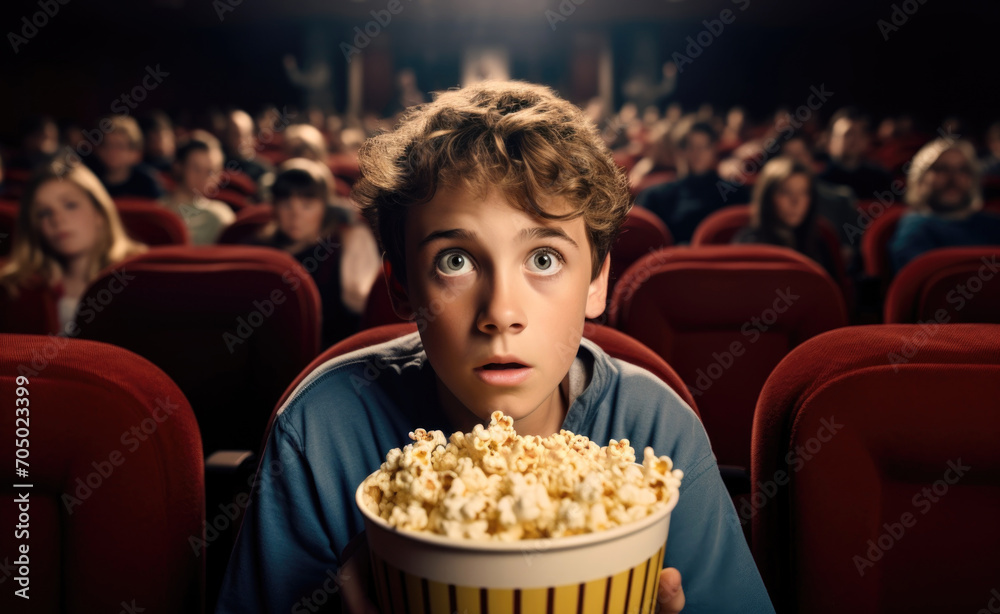 person watching movie in cinema person watching movie in cinema