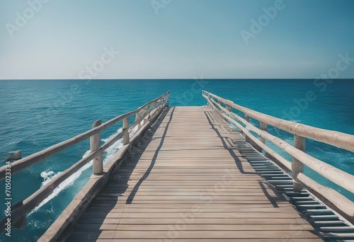 Blue open sea Environment travel and nature concept stock photoSea Horizon Sky Blue © wafi