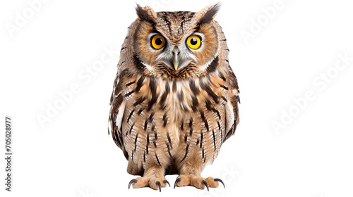 Owl isolated on a transparent background © khajar