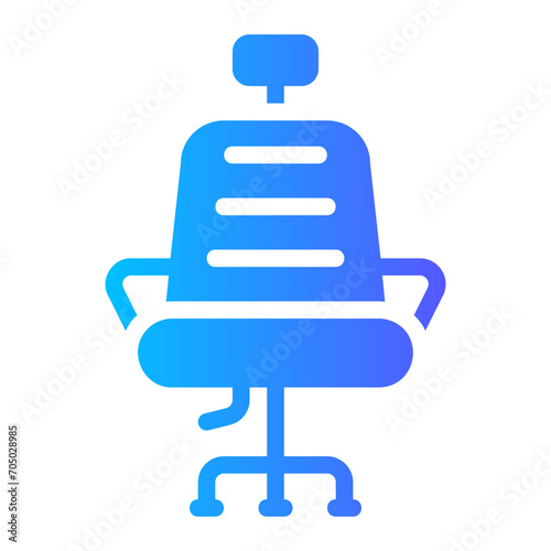 office chair gradient icon