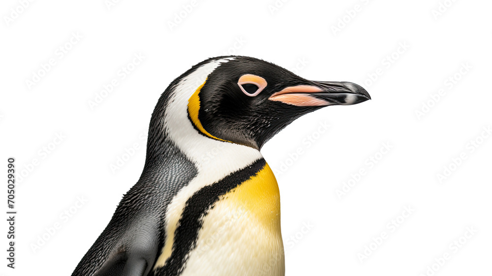 Naklejka premium Penguin isolated on a transparent background