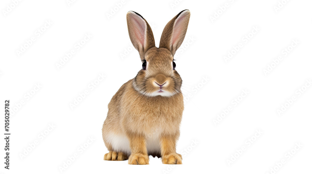 Rabbit isolated on a transparent background