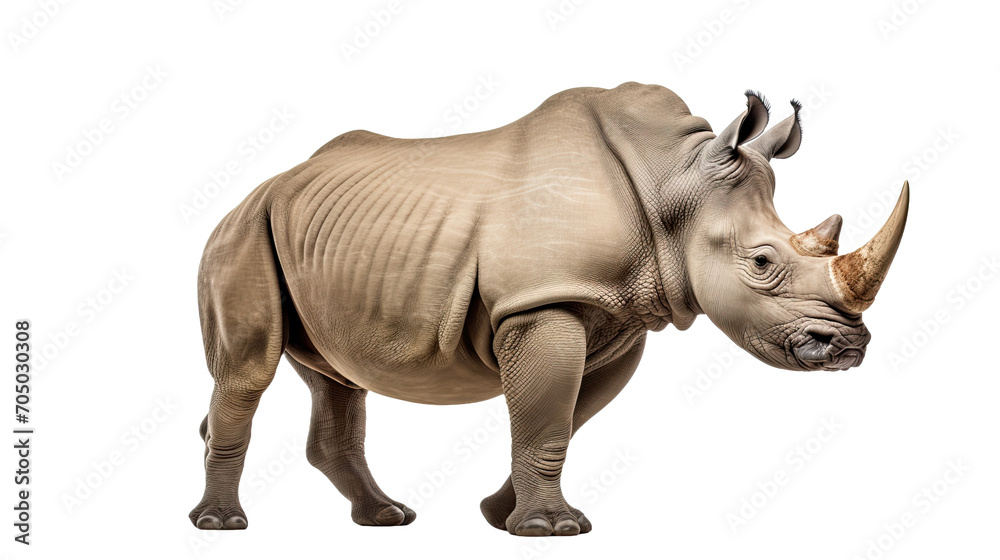 Rhino isolated on a transparent background Rhino isolated on a transparent background