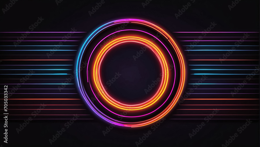 abstract background, glowing neon lines, ultraviolet light. Generative Ai abstract background, glowing neon lines, ultraviolet light. Generative Ai