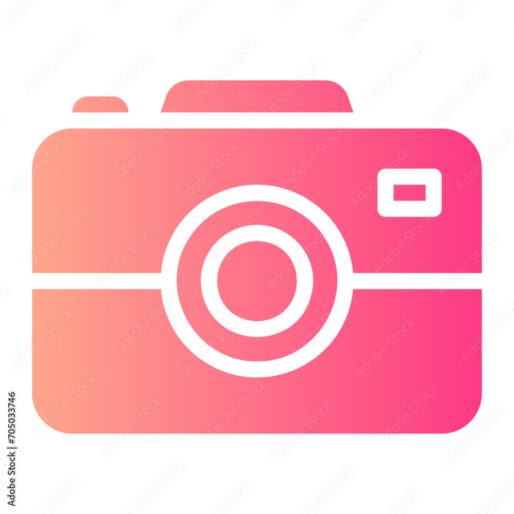 camera gradient icon camera gradient icon