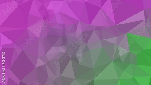 Spiral Odyssey: Dynamic Low Poly Emanation with Colorful Triangular Symphony