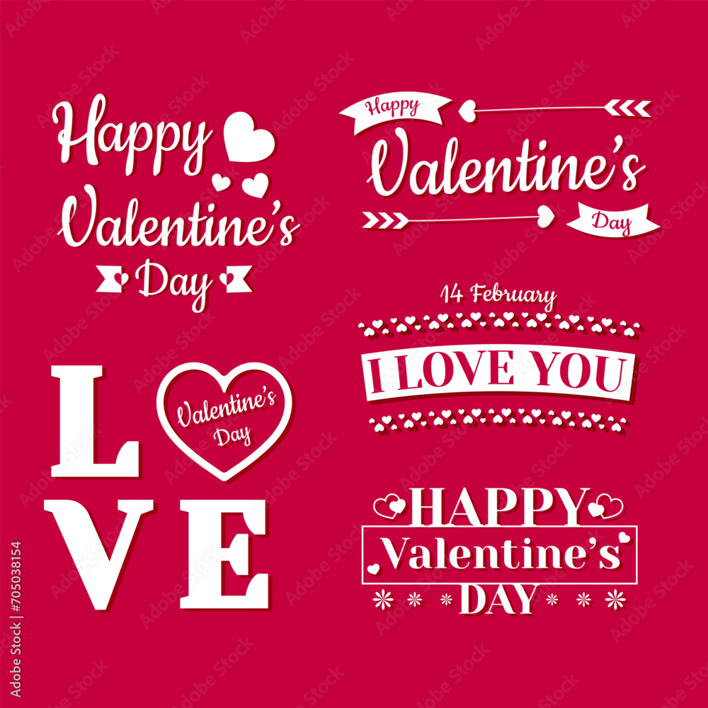 Collection of lovely phrases for valentine day. Collection of lovely phrases for valentine day.