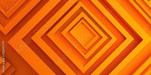 Geometric pattern of progressively smaller orange squares. Ideal for backgrounds in graphic design and modern art themes. photo