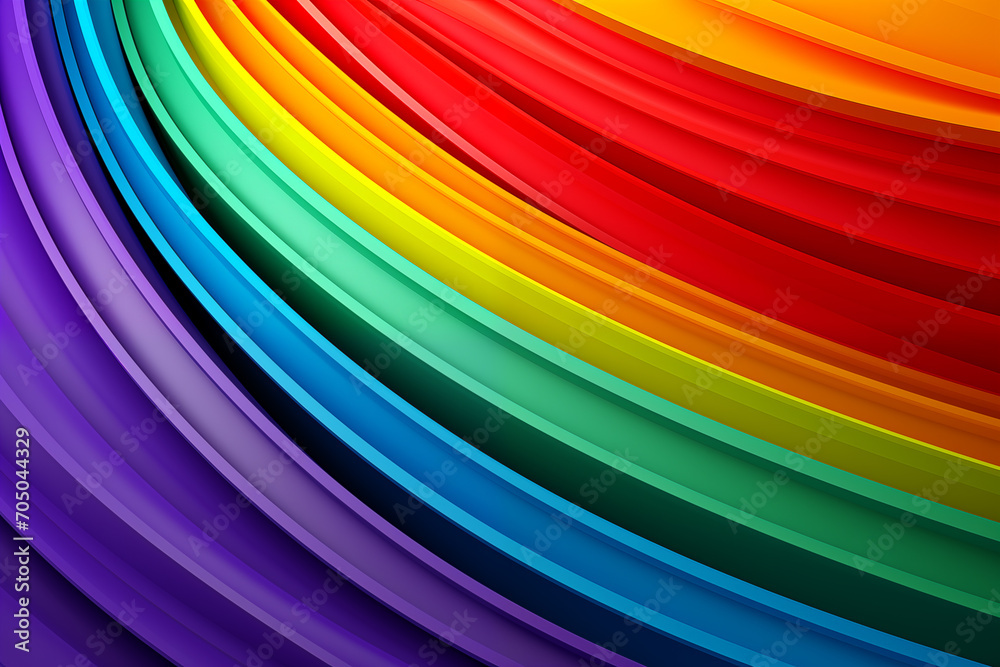Abstract rainbow background with beautiful curves. Abstract rainbow background with beautiful curves.
