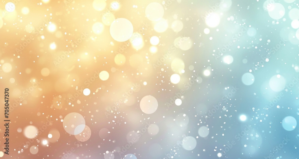 A soft bokeh effect with warm and cool light spots creating a dreamy and festive atmosphere, perfect for holiday backgrounds or gentle product highlights.