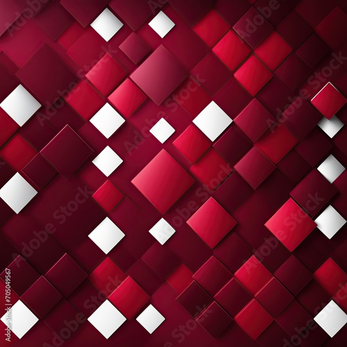 Abstract red background with squares. Gradient mesh.